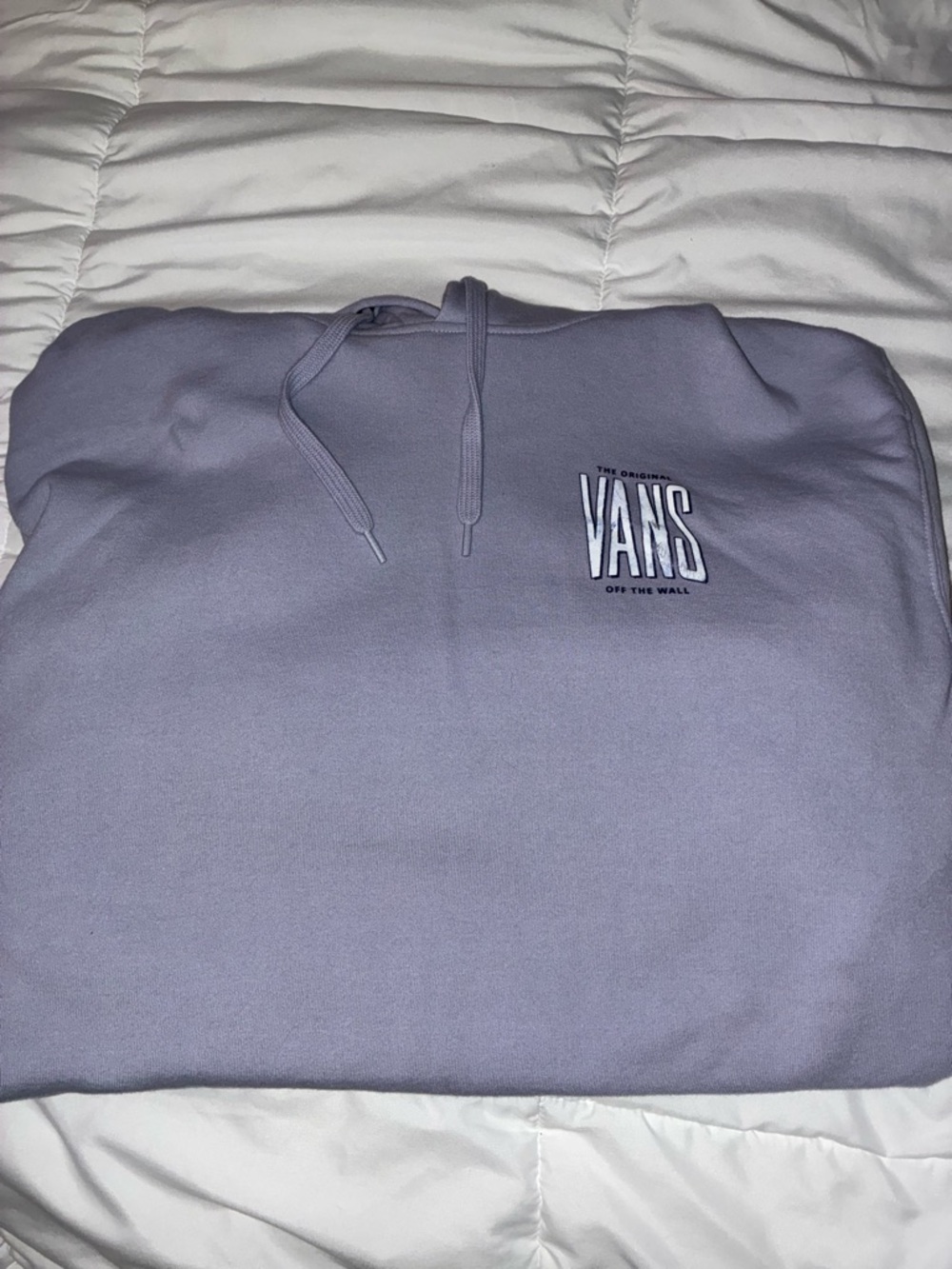 Vans Men's Lavender Crewneck Sweatshirt with Chest Logo